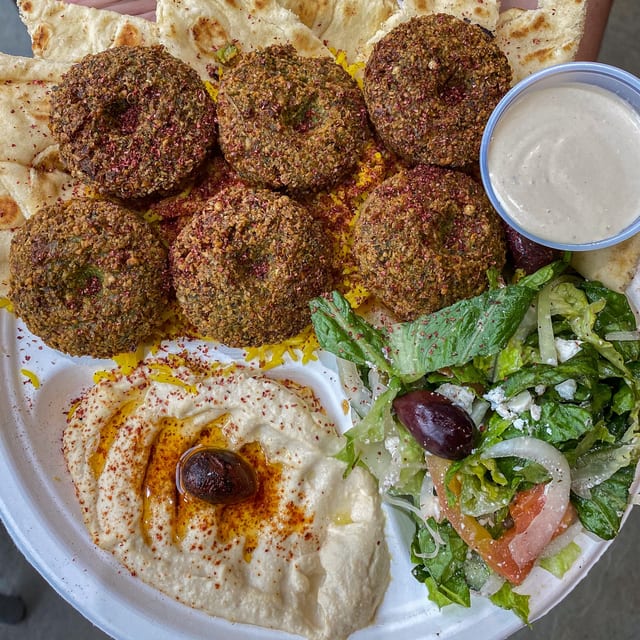 Falafel Plate.