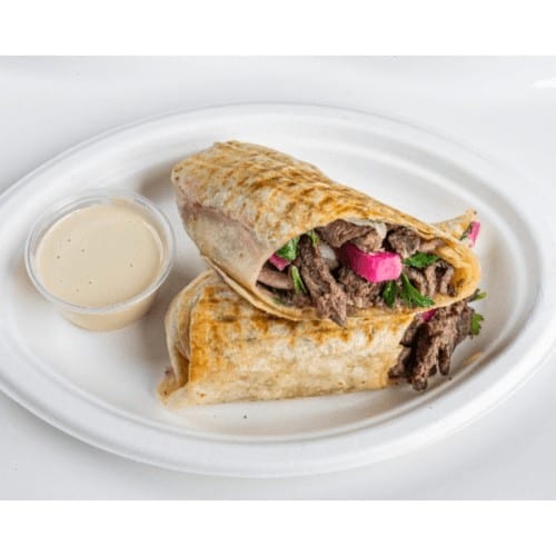 Beef Kabab Wrap.