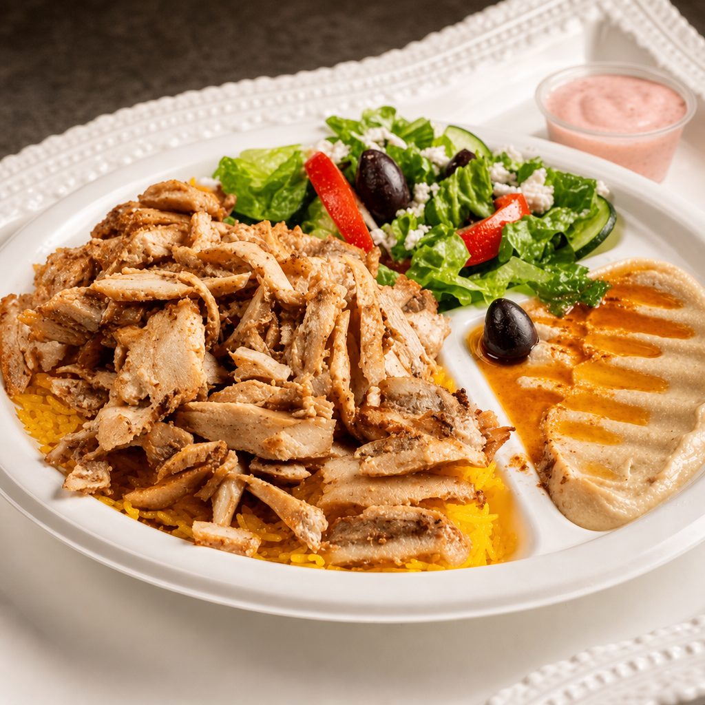 Chicken Shawarma Plate.