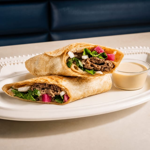 Kafta Kabab Wrap.
