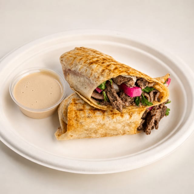 Beef Kabab Wrap.