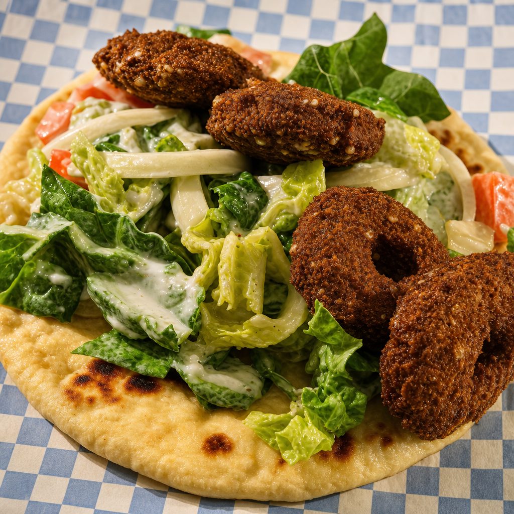Falafel Wrap Combo.