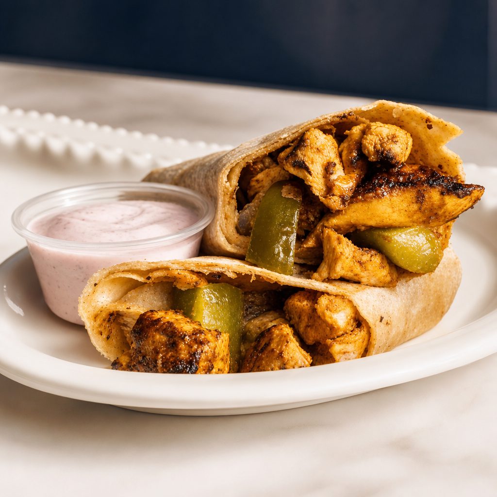 Chicken Kabab Wrap.
