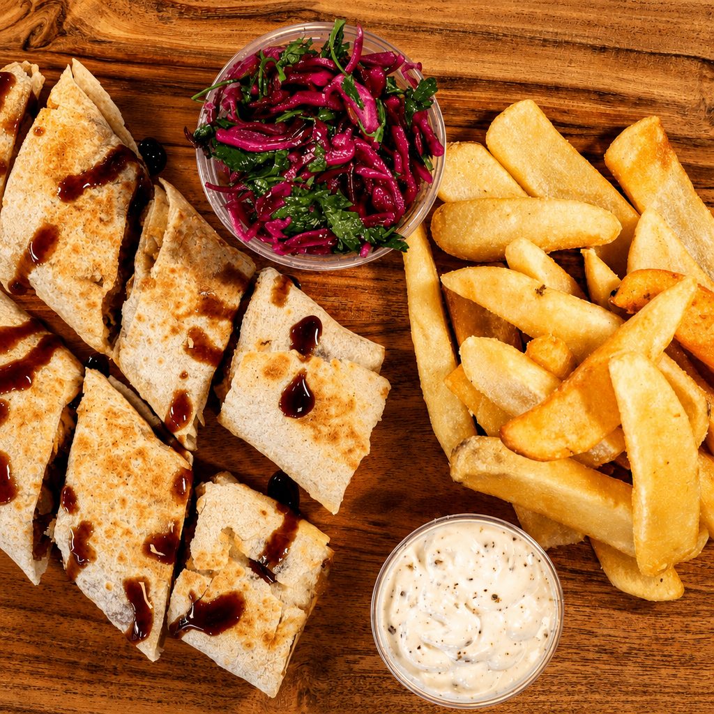 Niro's Shawarma Combo.