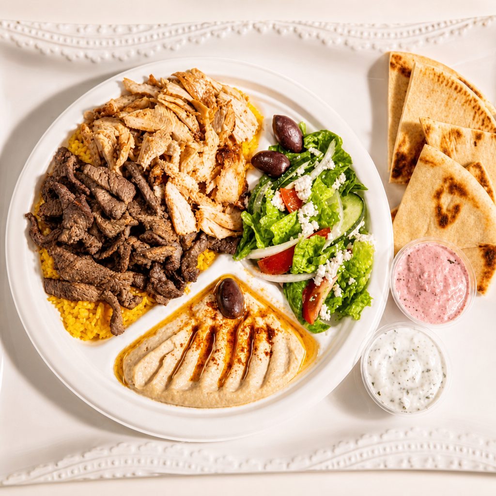 Mix Shawarma Plate.